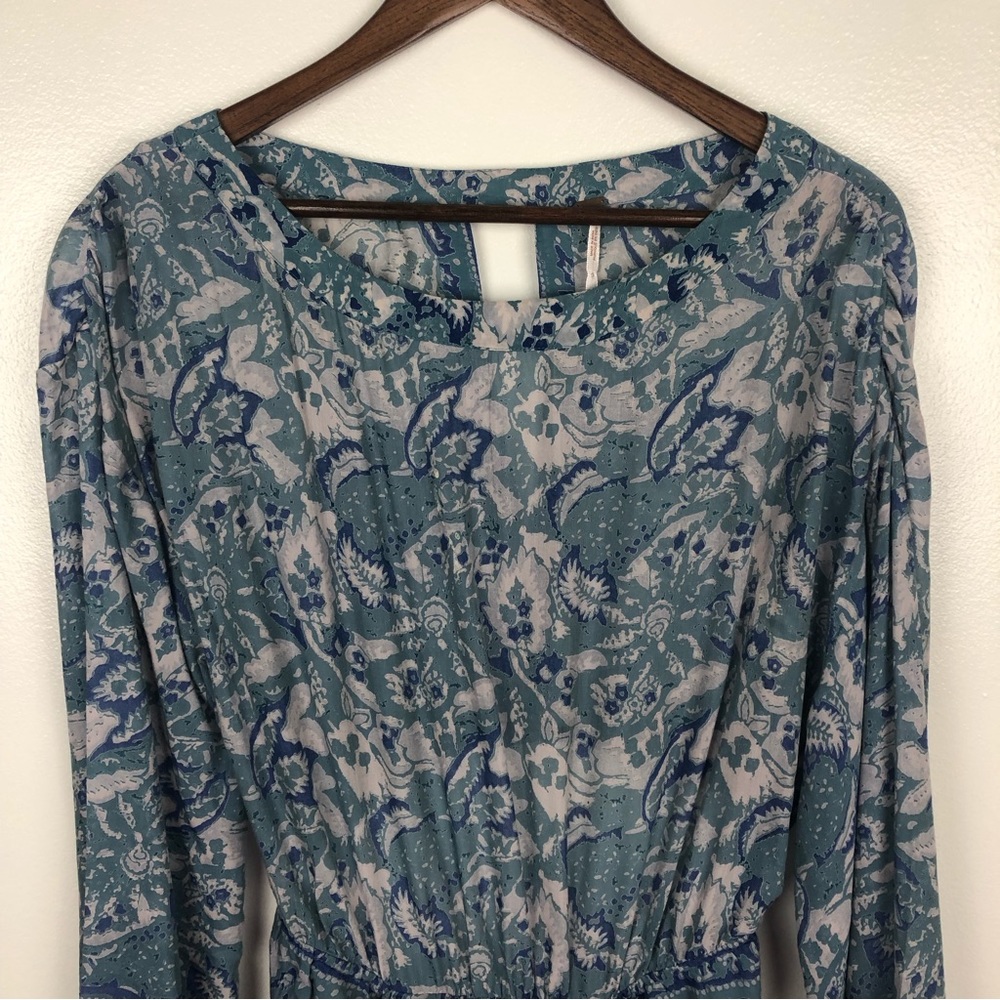 Free People Backless Long Sleeves Dress with Back Keyhole Size Small - Picture 10 of 12